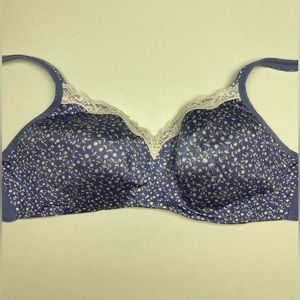 ti Voglio NAVY FLORAL Eva Wireless, 44DD  *P1077